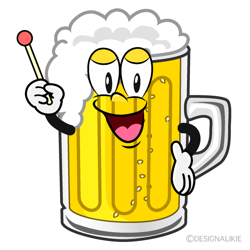 Speaking Beer Cartoon Character Image
