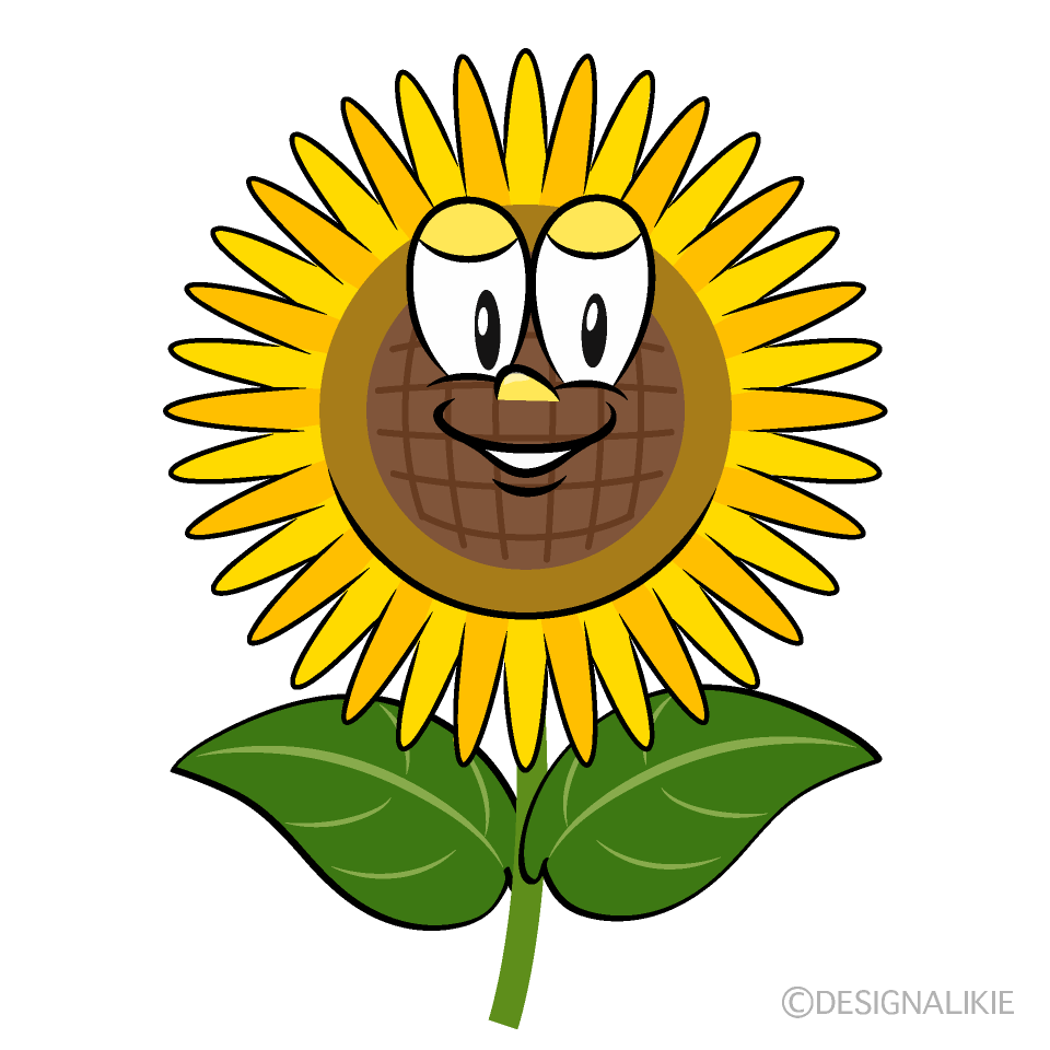 Sunflower Cartoon Character Image