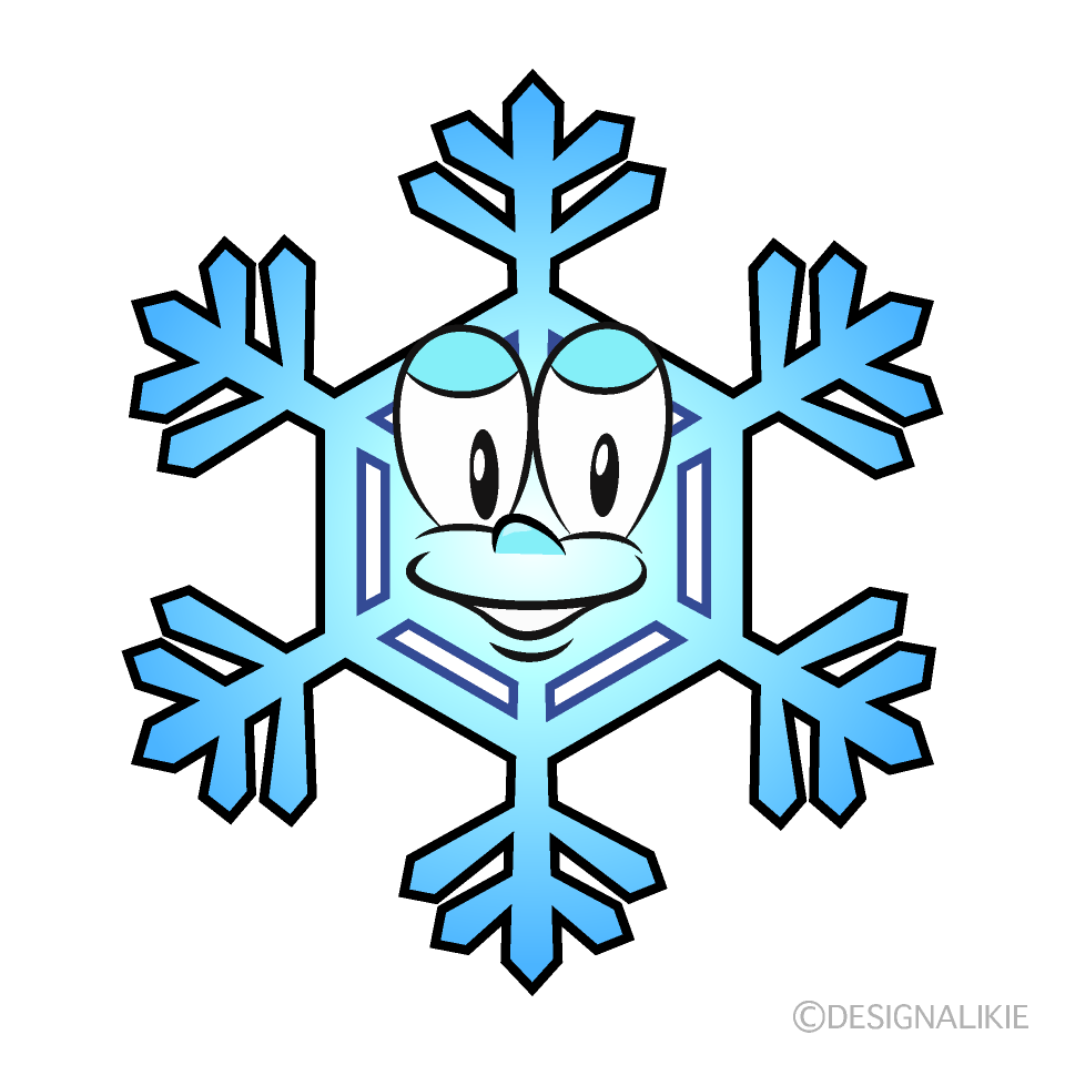 Snowflake Cartoon Character Image