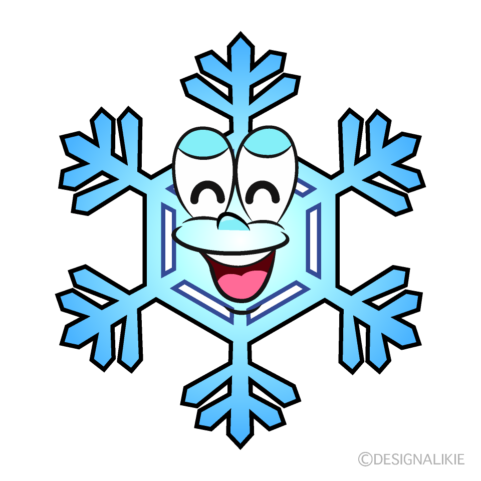 Copo de Nieve Sonriente Animado