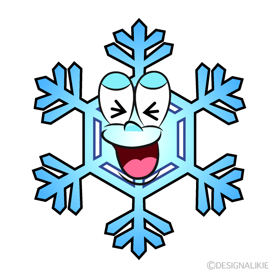 Copo de Nieve Riendo Animado
