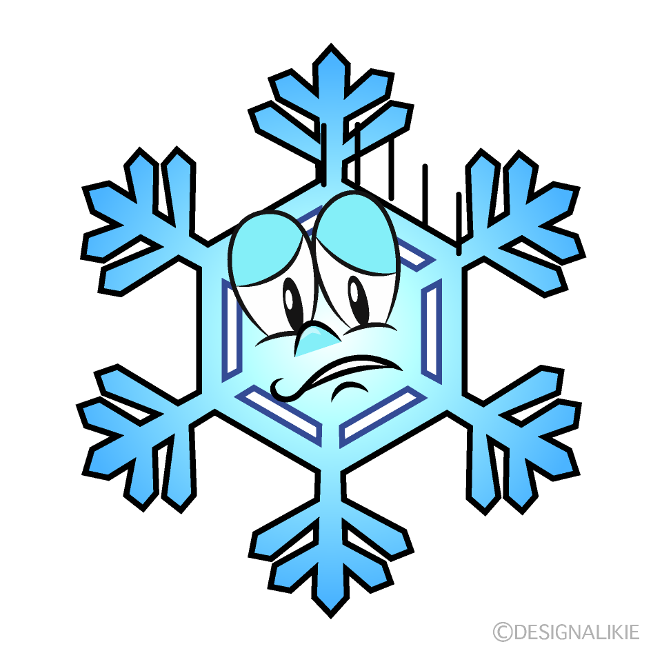 Copo de Nieve Deprimido Animado