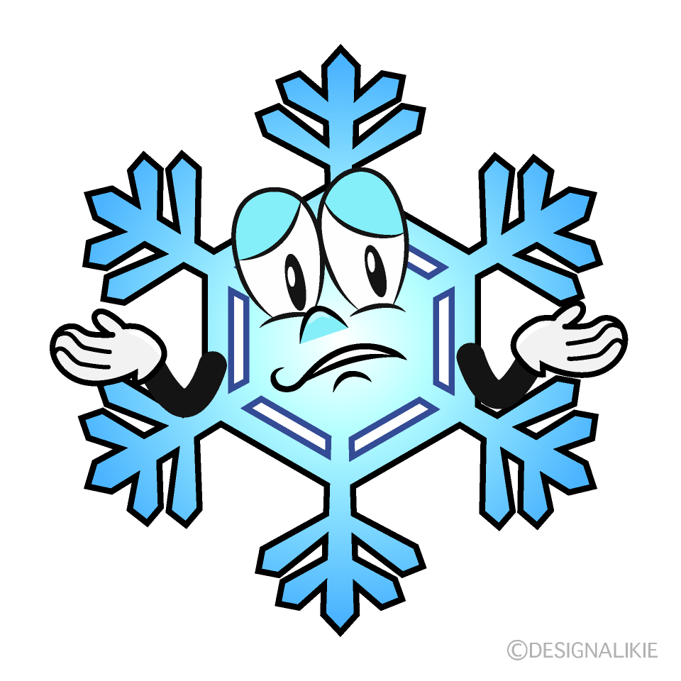 Troubled Snowflake Cartoon Character Image