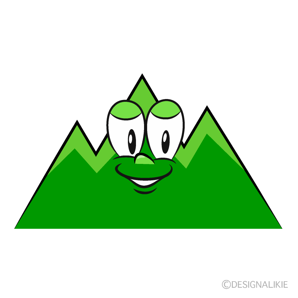 Mountain Cartoon Character Image