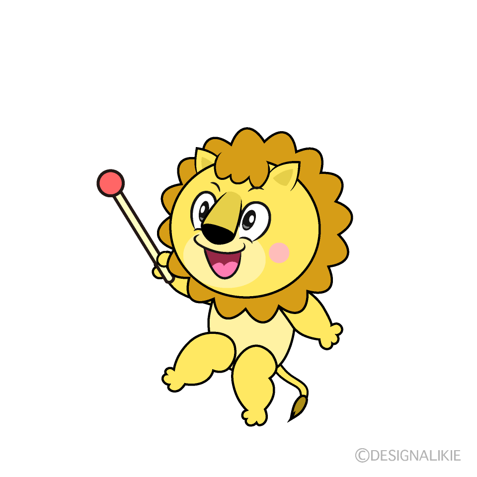 Speaking Lion Cartoon Character Image