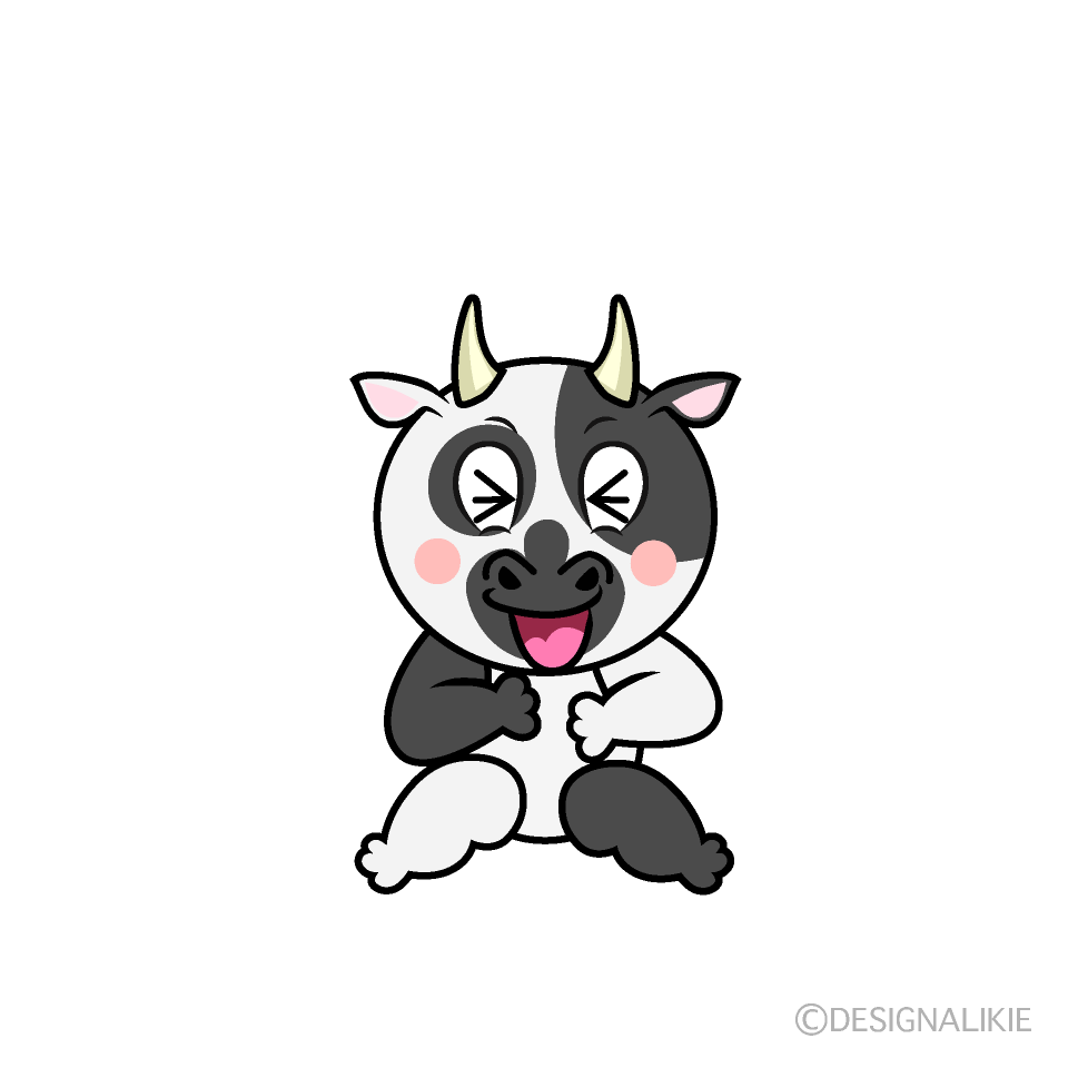 Laughing Cow Cartoon Character Image