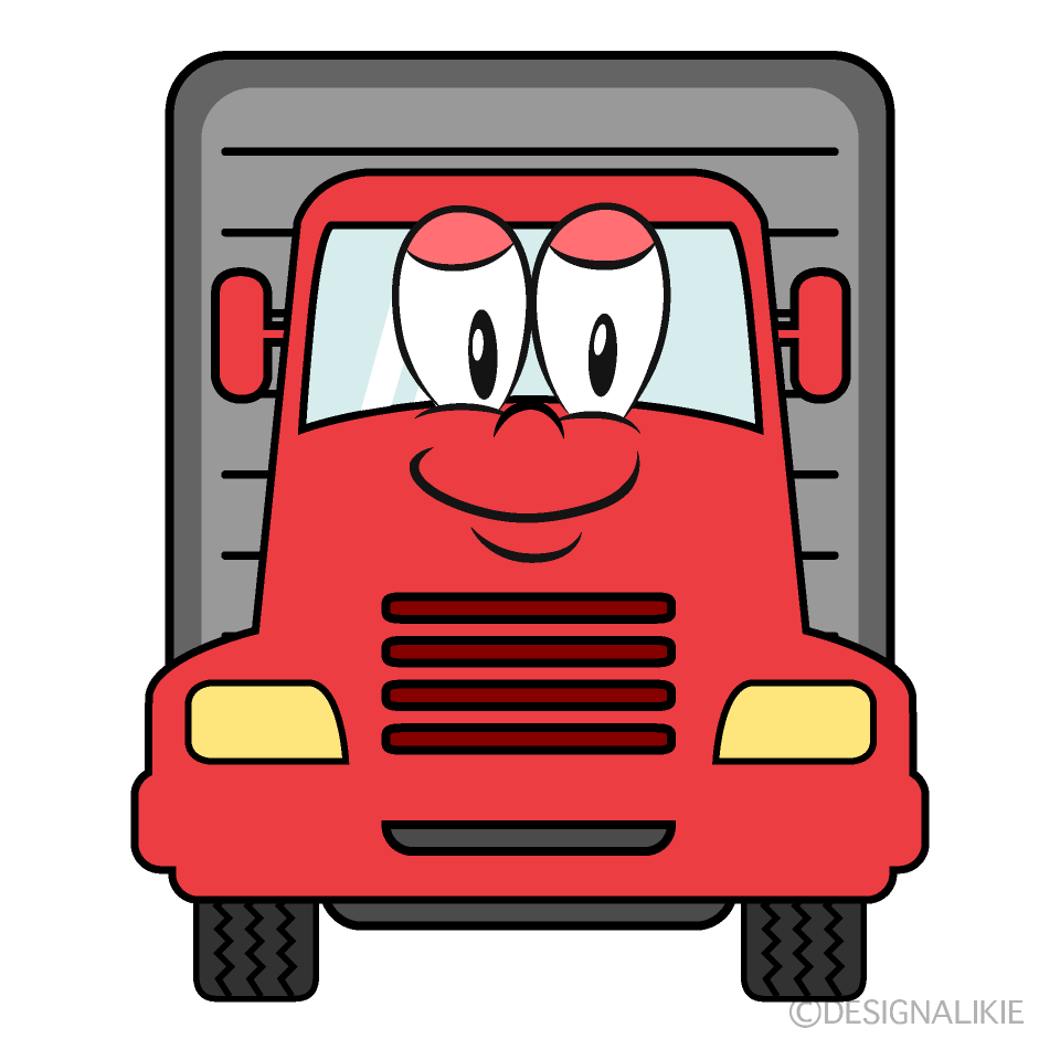 Truck Cartoon Character Image