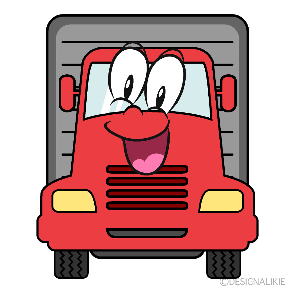 Surprising Truck Cartoon Character Image