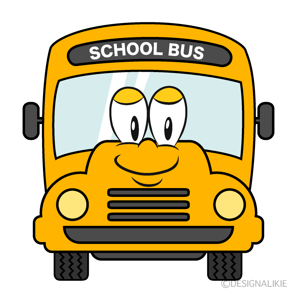School Bus Cartoon Character Image