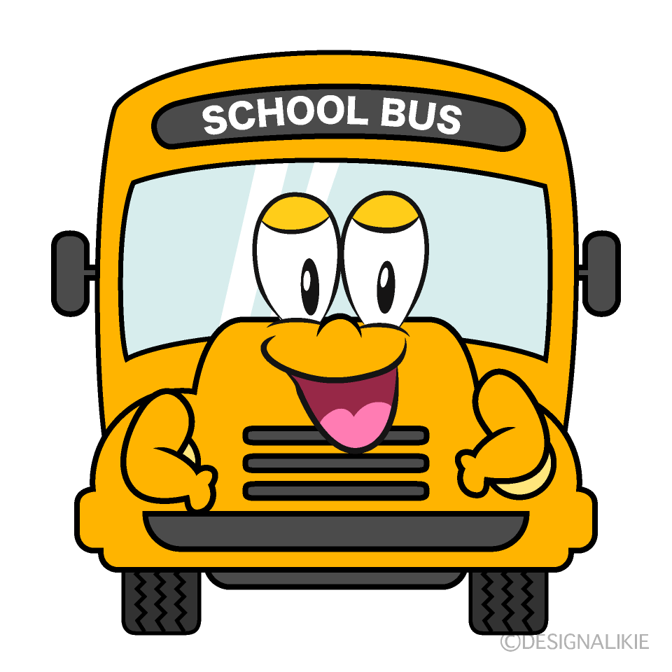Autobús Escolar Confiado Animado