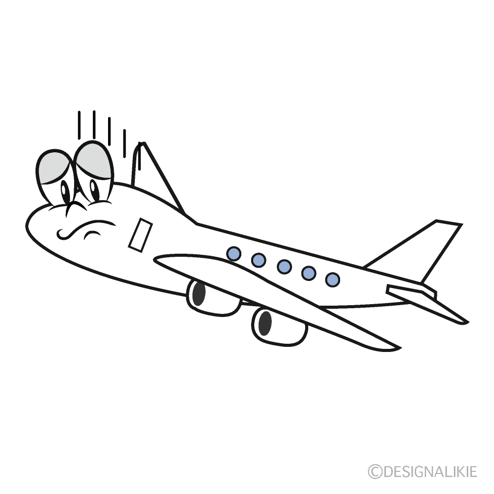 Avión Deprimido Animado