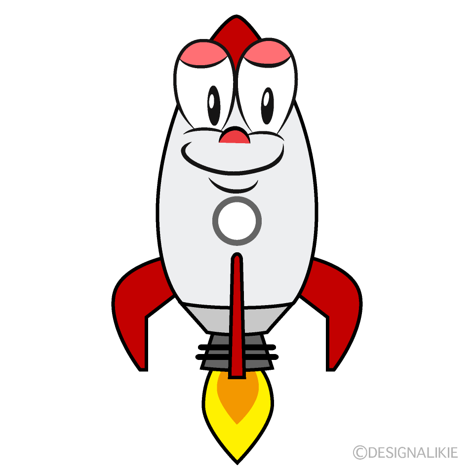 Rocket Cartoon Character Image
