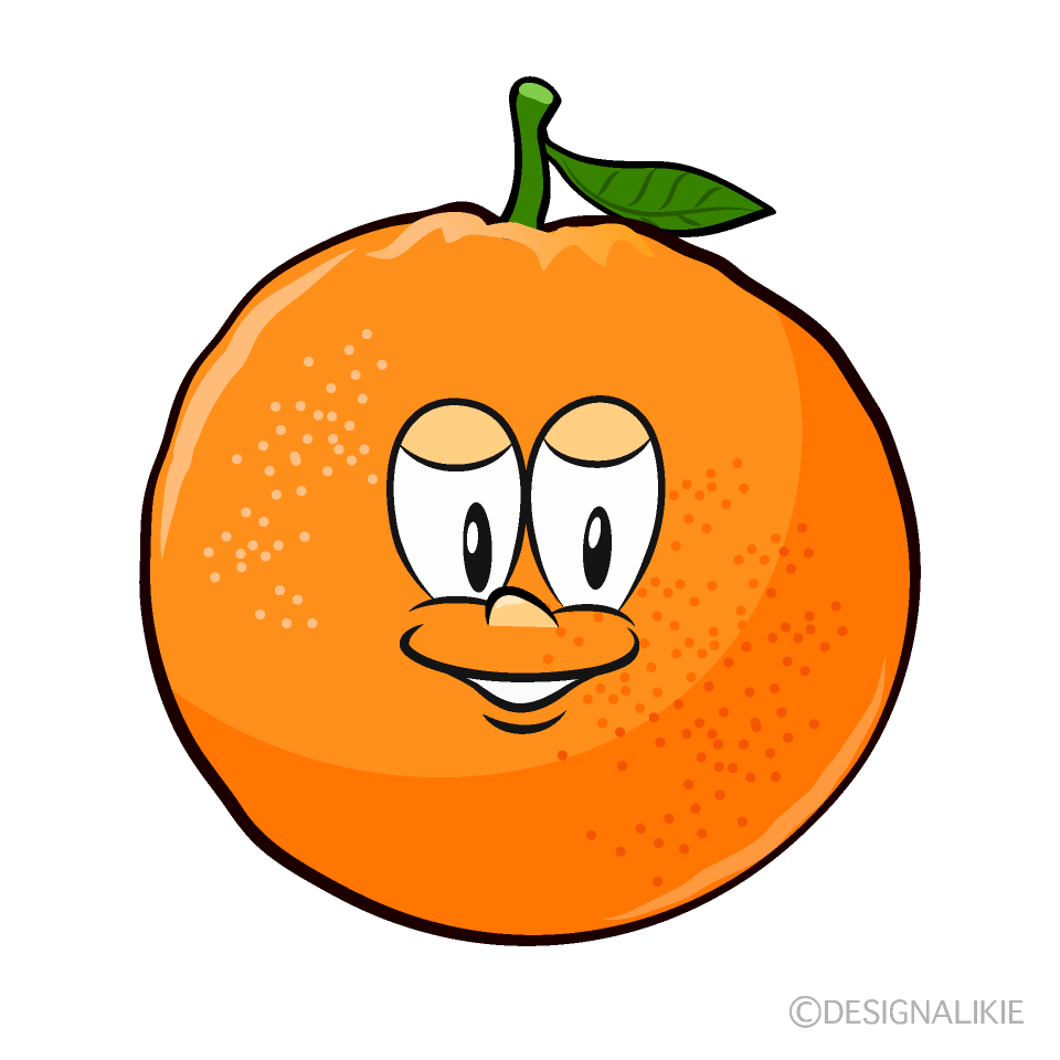 Orange Cartoon Character Image