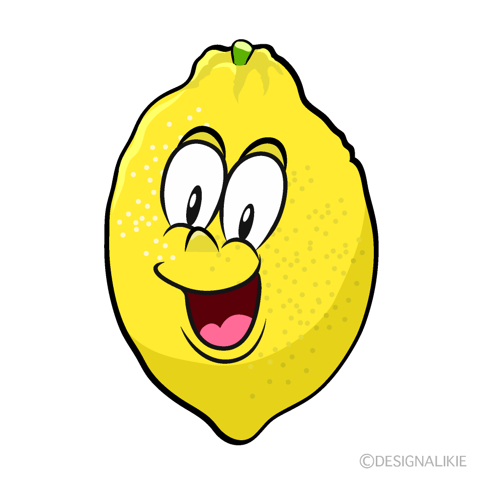 Surprising Lemon Cartoon Character Image