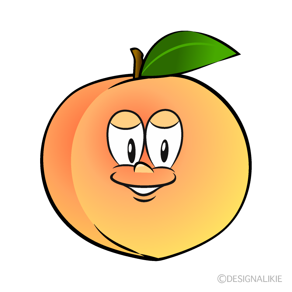 Peach Cartoon Character Image