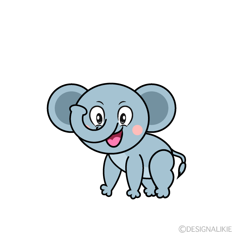 Elephant Cartoon Character Image