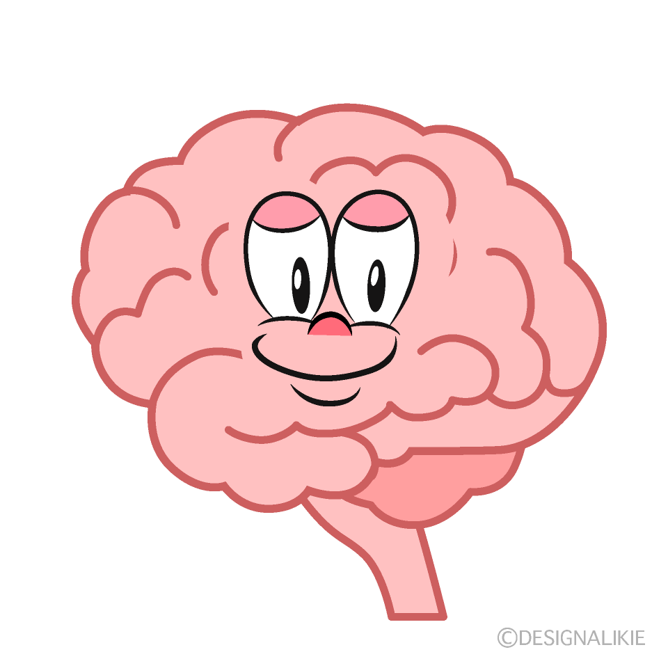 Brain Cartoon Character Image