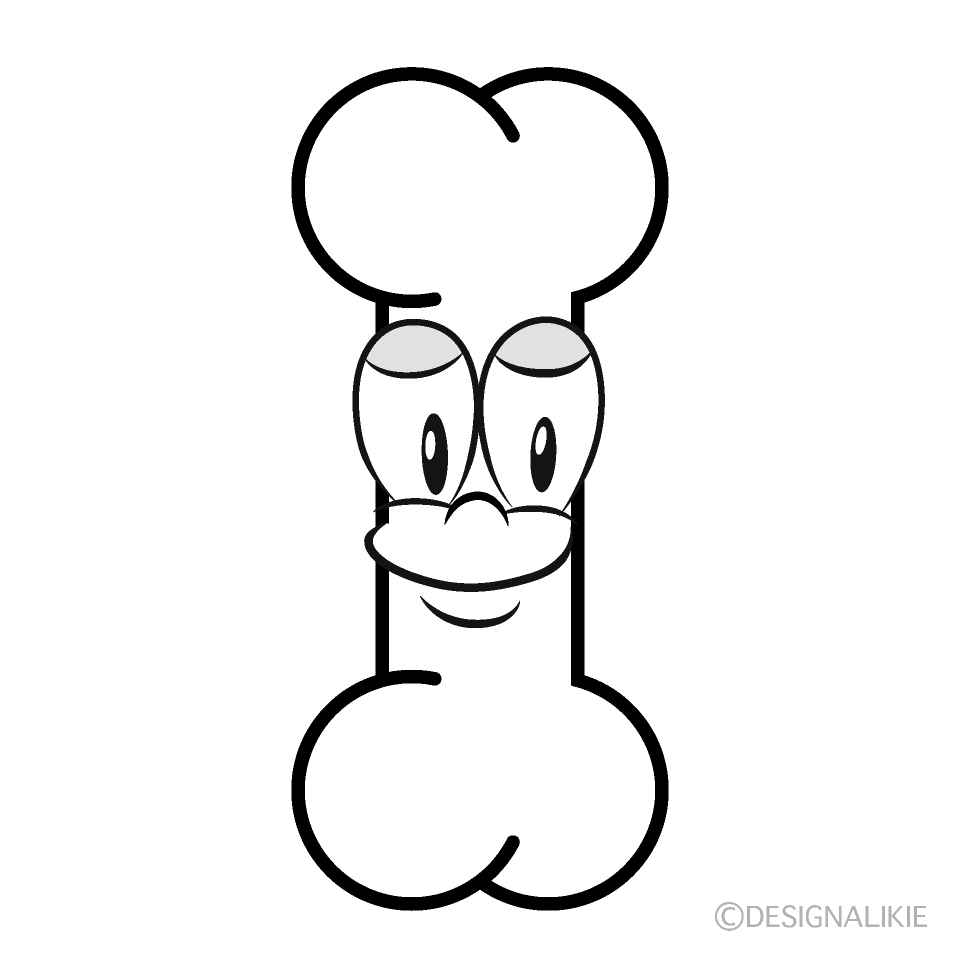 Bone Cartoon Character Image