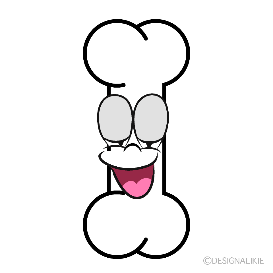 Relaxing Bone Cartoon Character Image