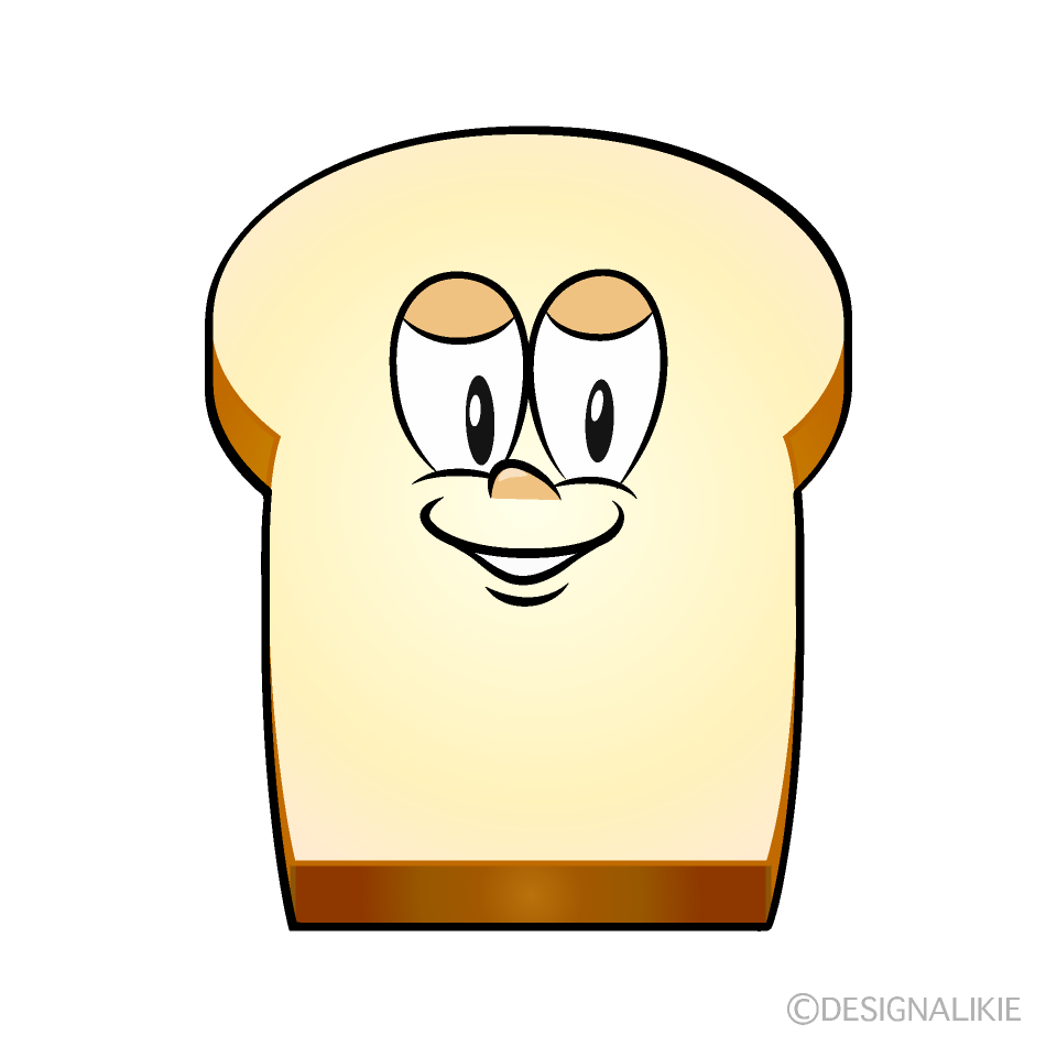 Bread Cartoon Character Image