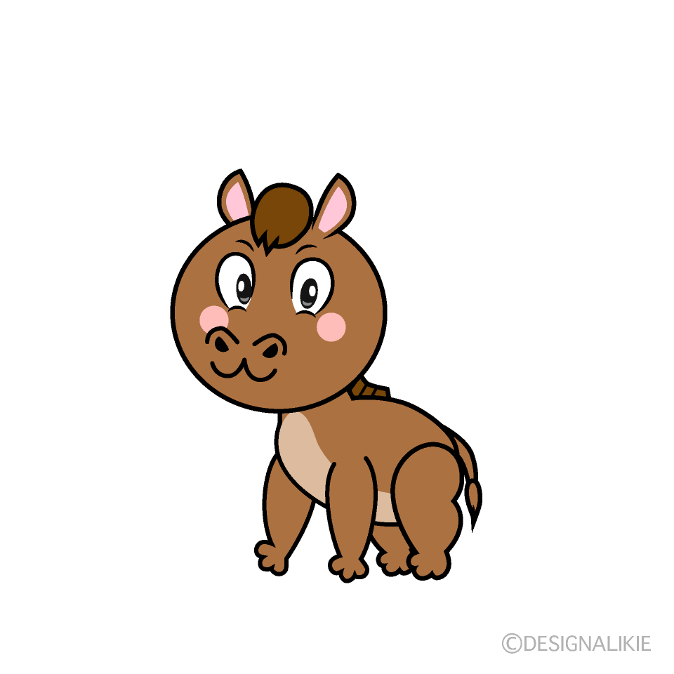 Horse Cartoon Character Image
