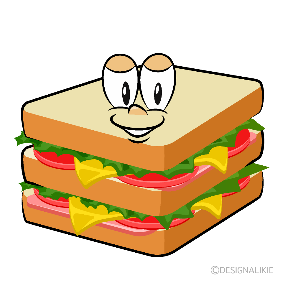 Sandwich Cartoon Character Image