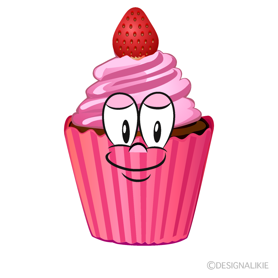 Cupcake Cartoon Character Image