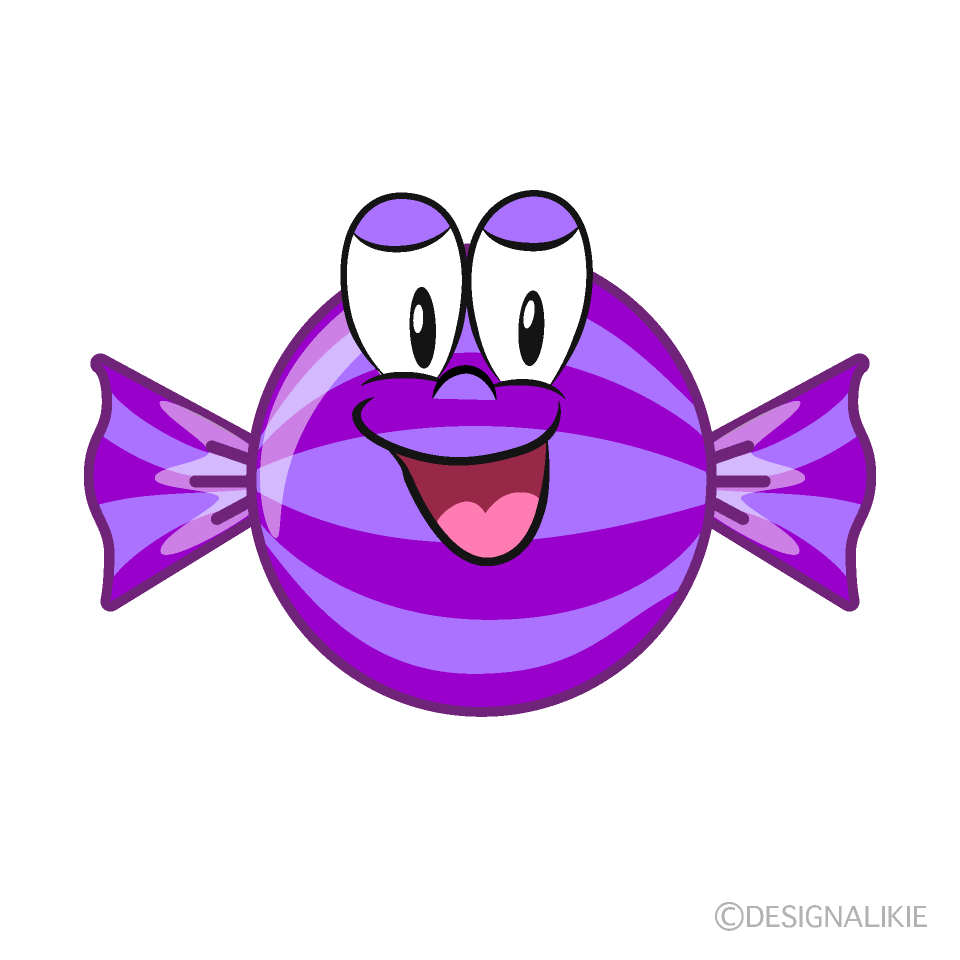 Smiling Candy Cartoon Character Image