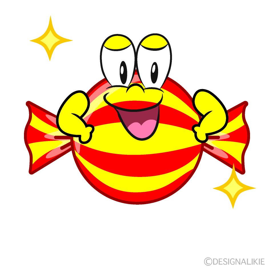 Confident Candy Cartoon Character Image