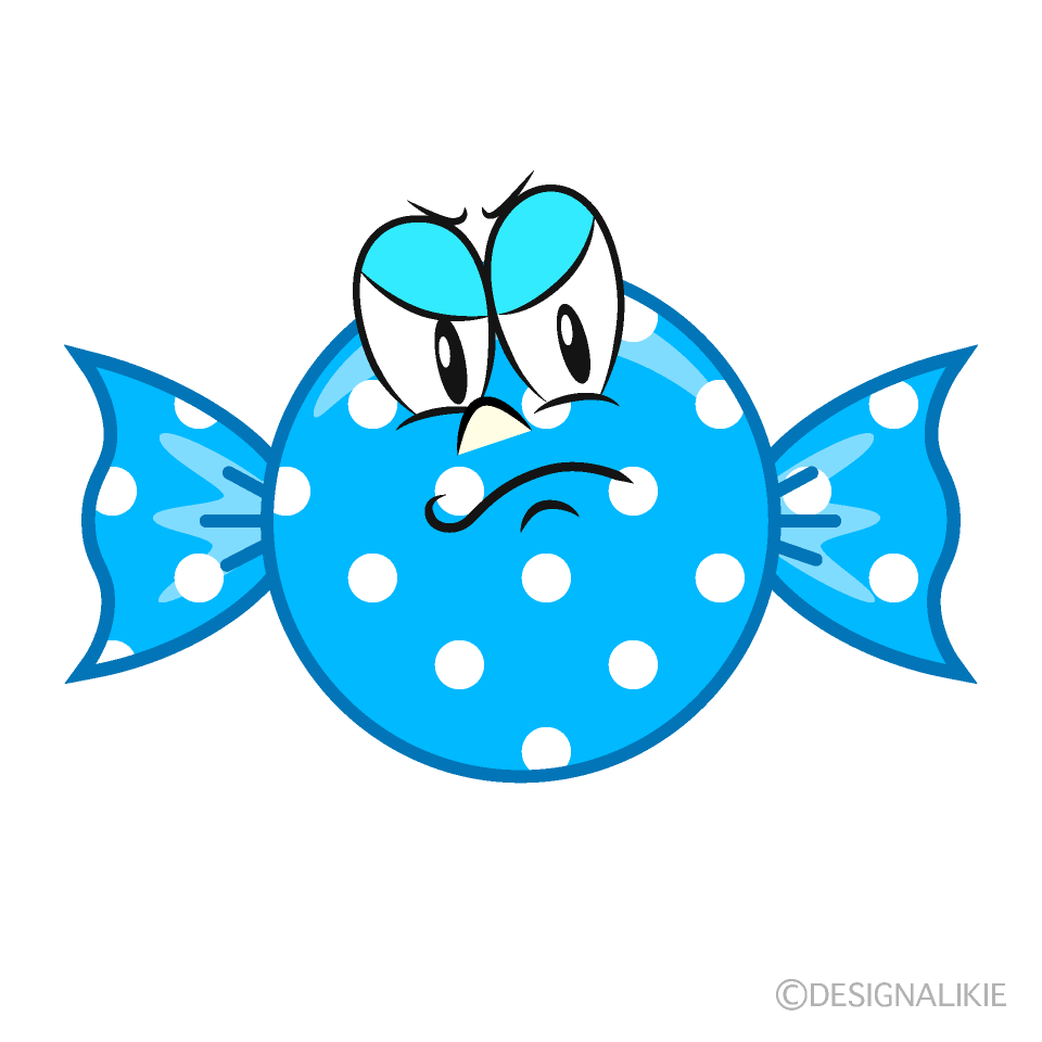 Angry Candy Cartoon Character Image