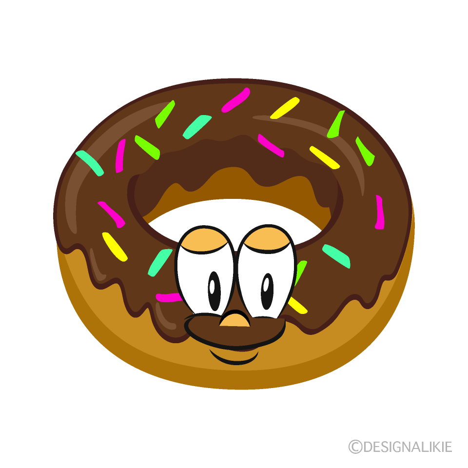 Donut Cartoon Character Image