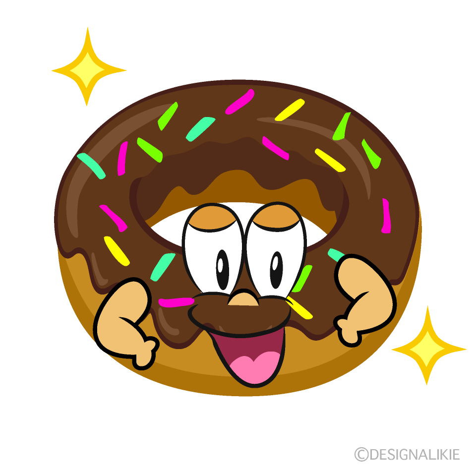 Rosquilla Confiado Animado