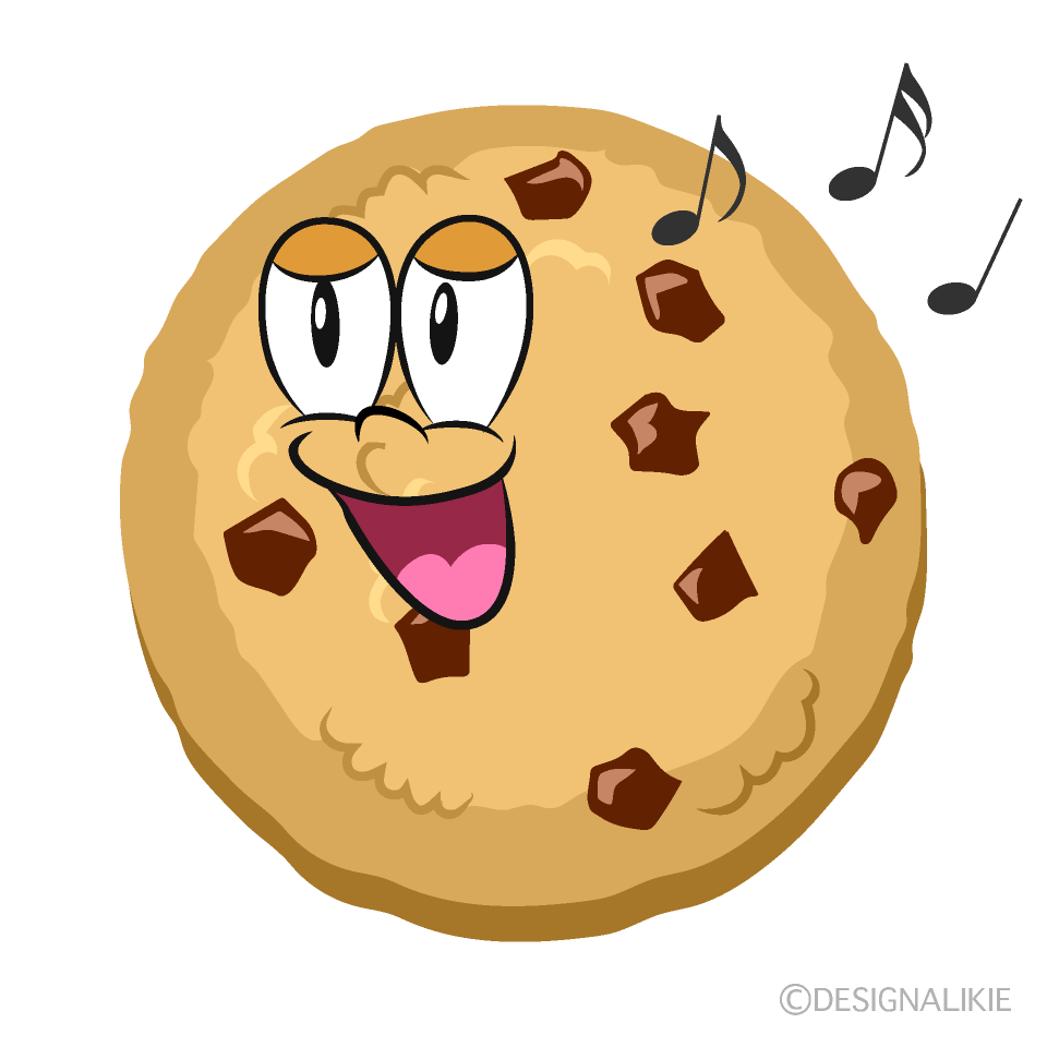Singing Cookie Cartoon Character Image
