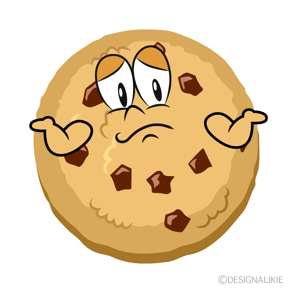 Troubled Cookie Cartoon Character Image