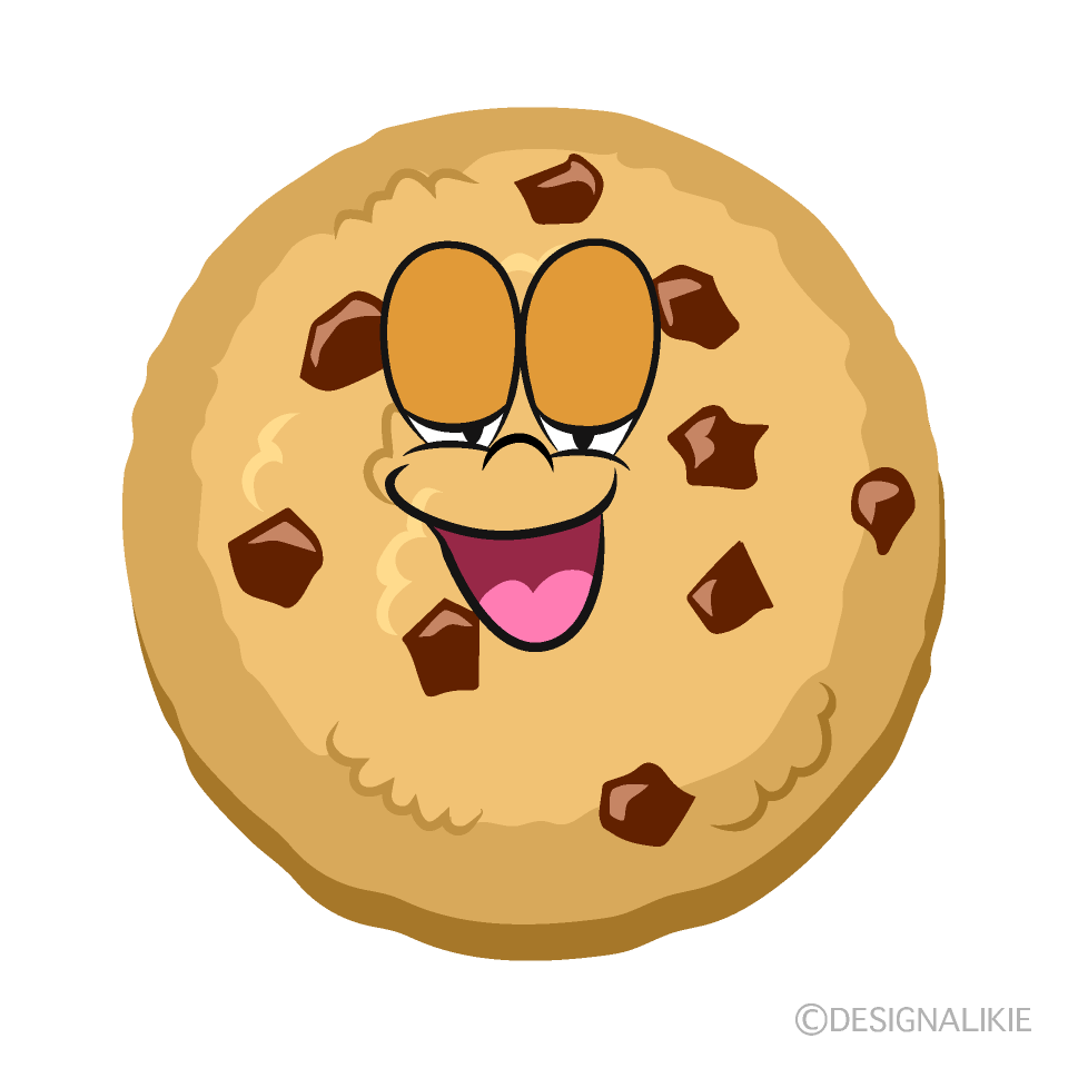 Relaxing Cookie Cartoon Character Image