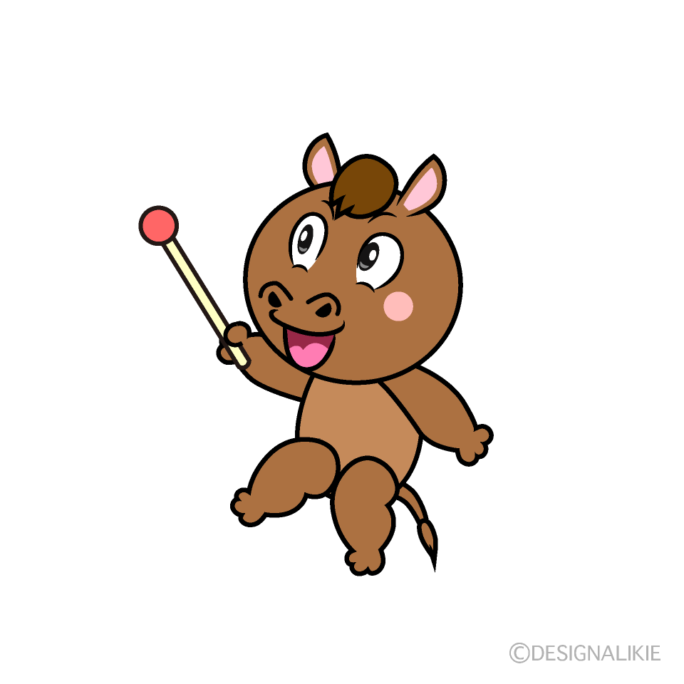 Speaking Horse Cartoon Character Image