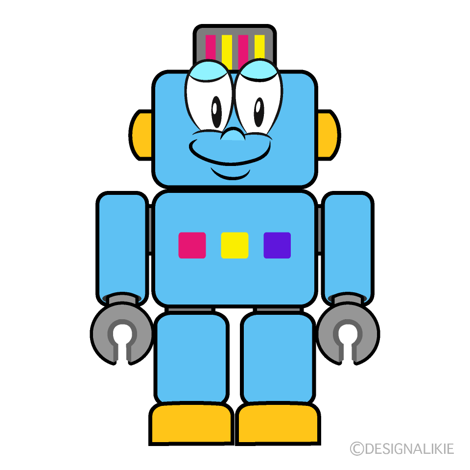 Robot Cartoon Character Image