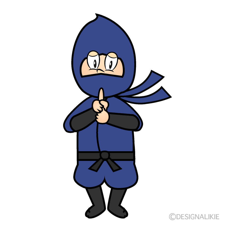 Glitter Ninja Cartoon Character Image