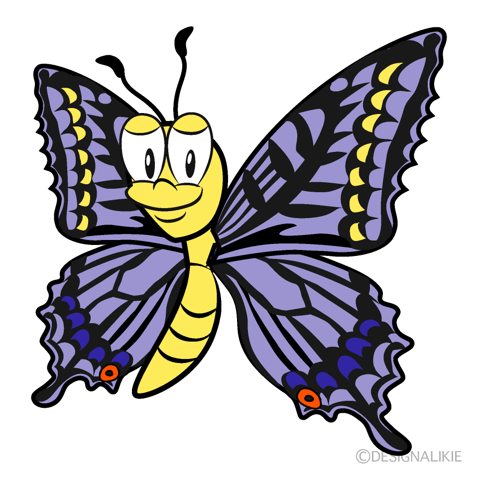 Butterfly Cartoon Character Image
