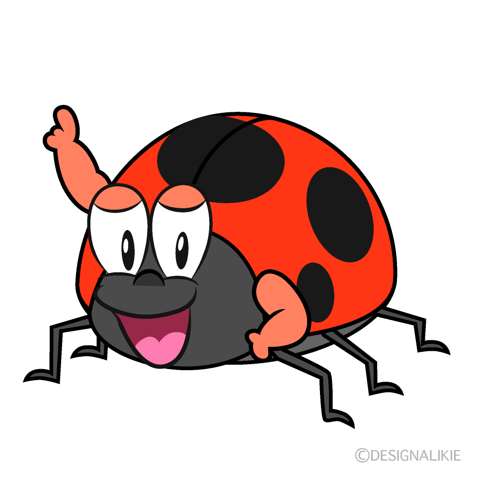 Posing Ladybug Cartoon Character Image