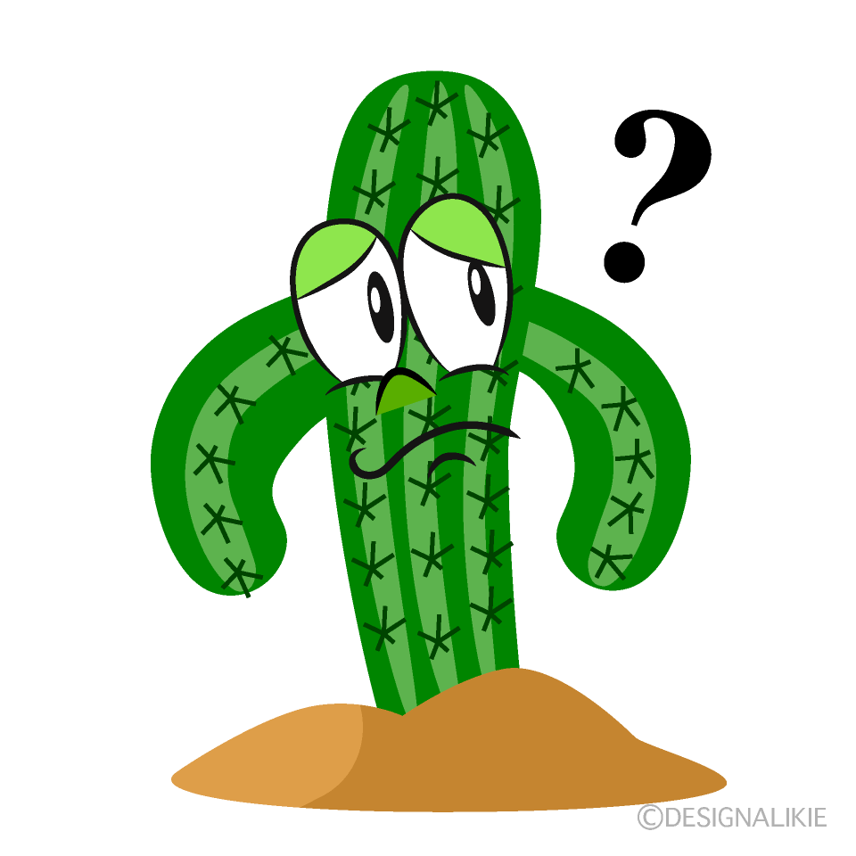Cactus Pensando Animado