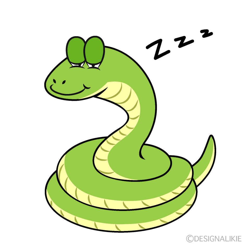 Serpiente Dormido Animado
