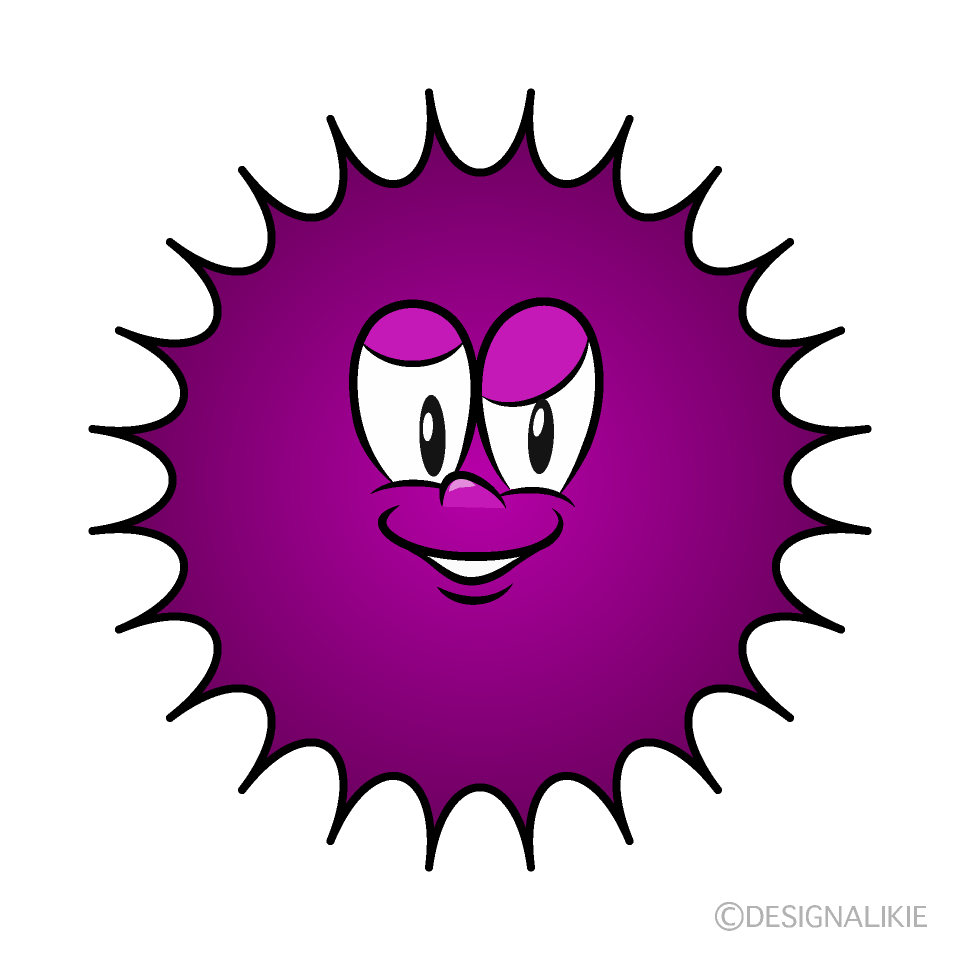 Virus Cartoon Character Image