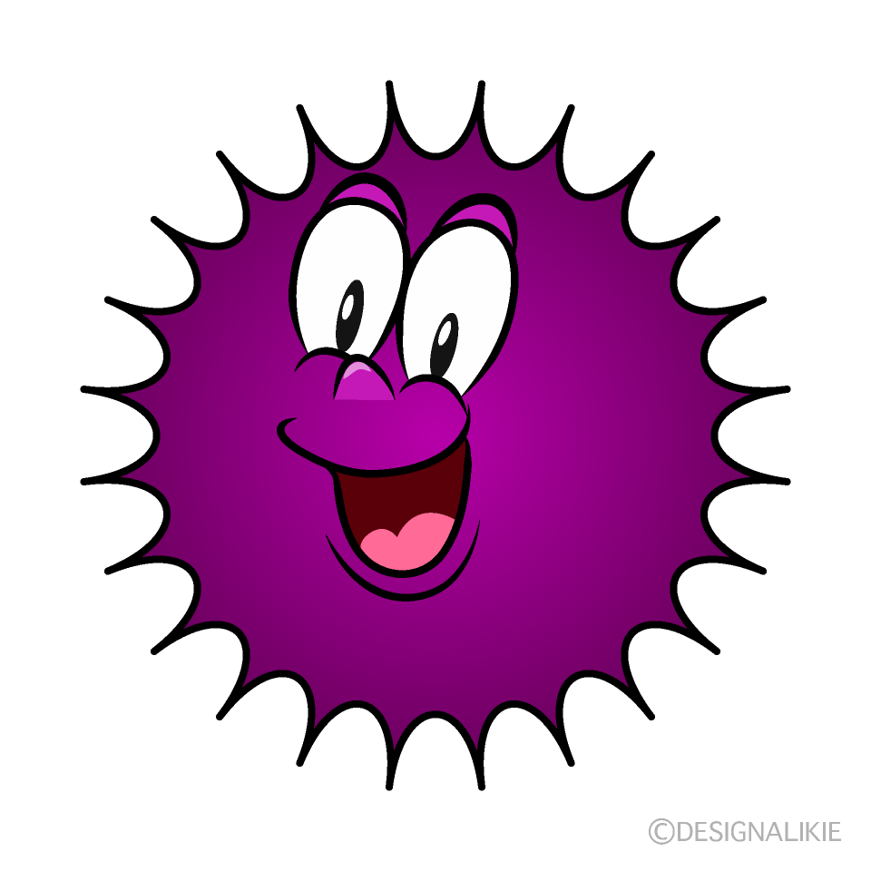 Surprising Virus Cartoon Character Image