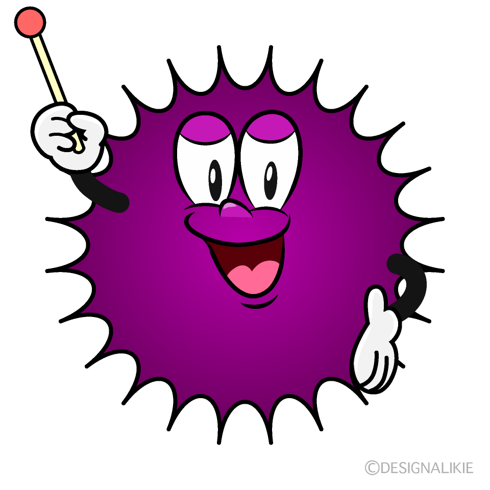 Speaking Virus Cartoon Character Image