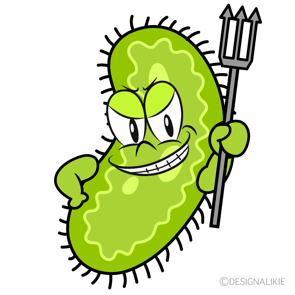 Bacterias Sonriendo Animado