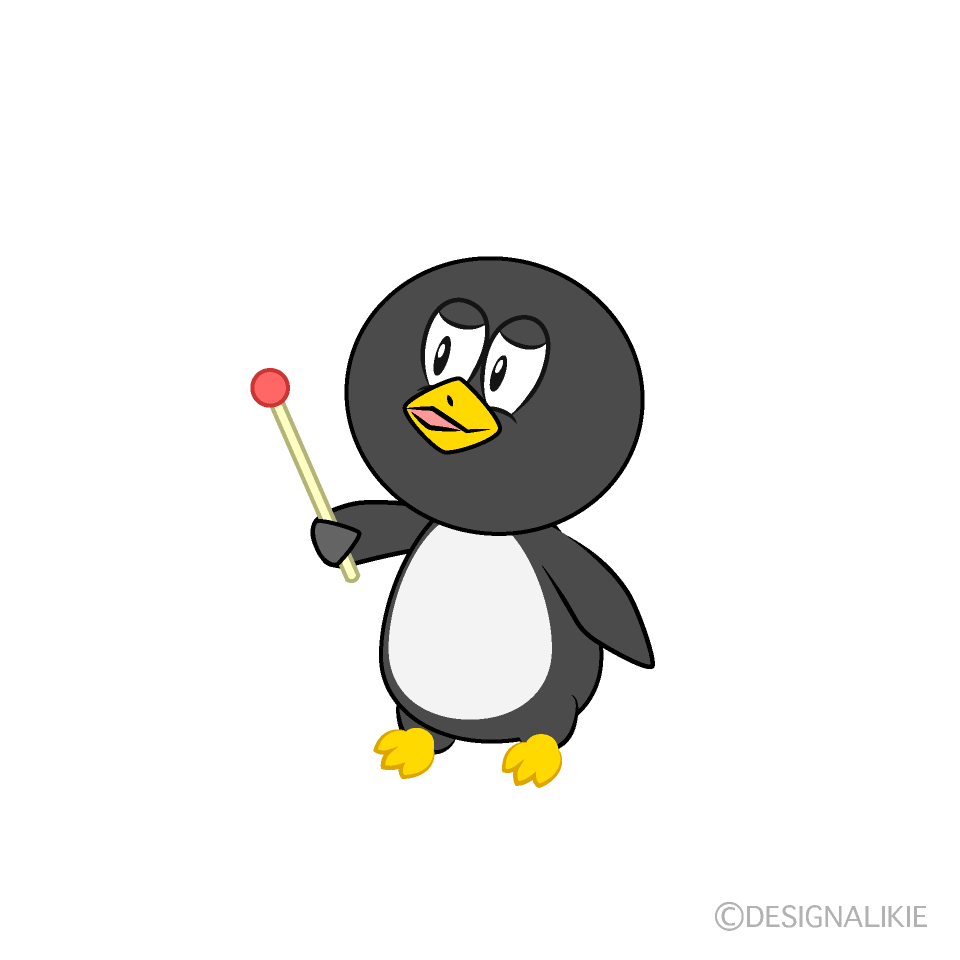Speaking Penguin Cartoon Character Image