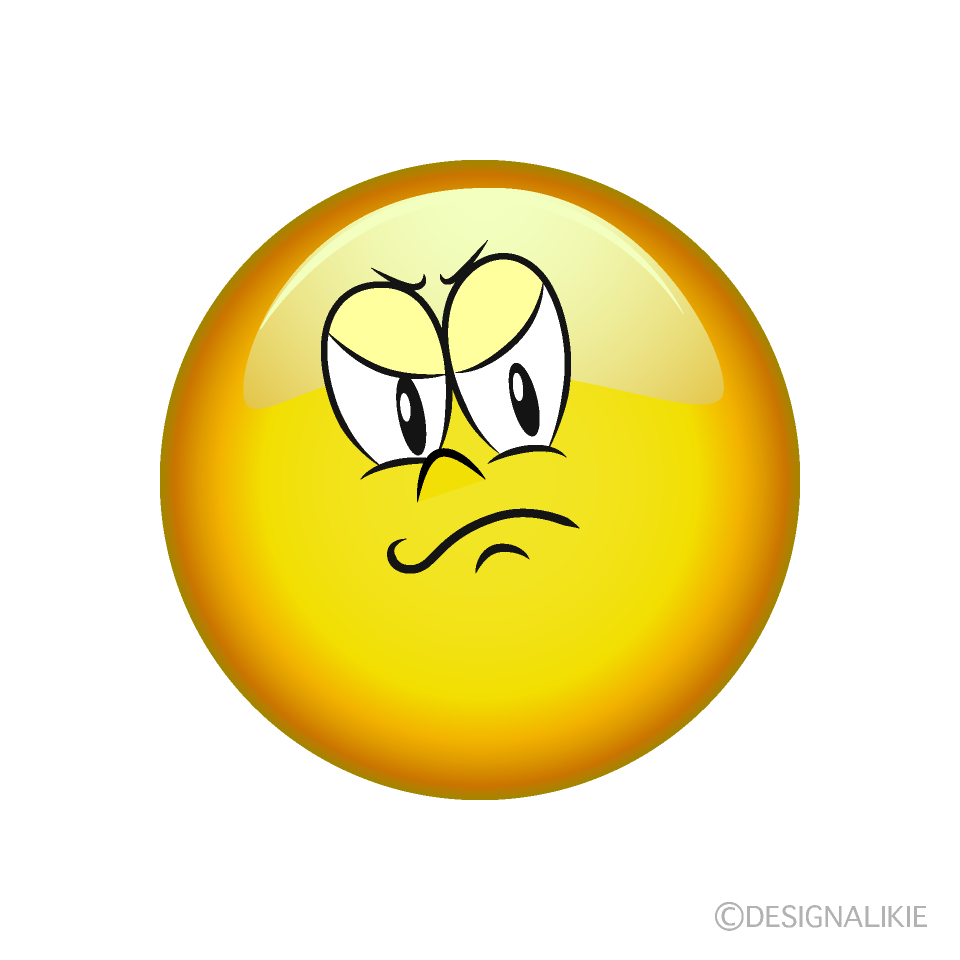 Angry Emoji Cartoon Character Image