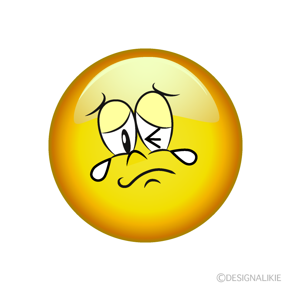 Crying Emoji Cartoon Character Image