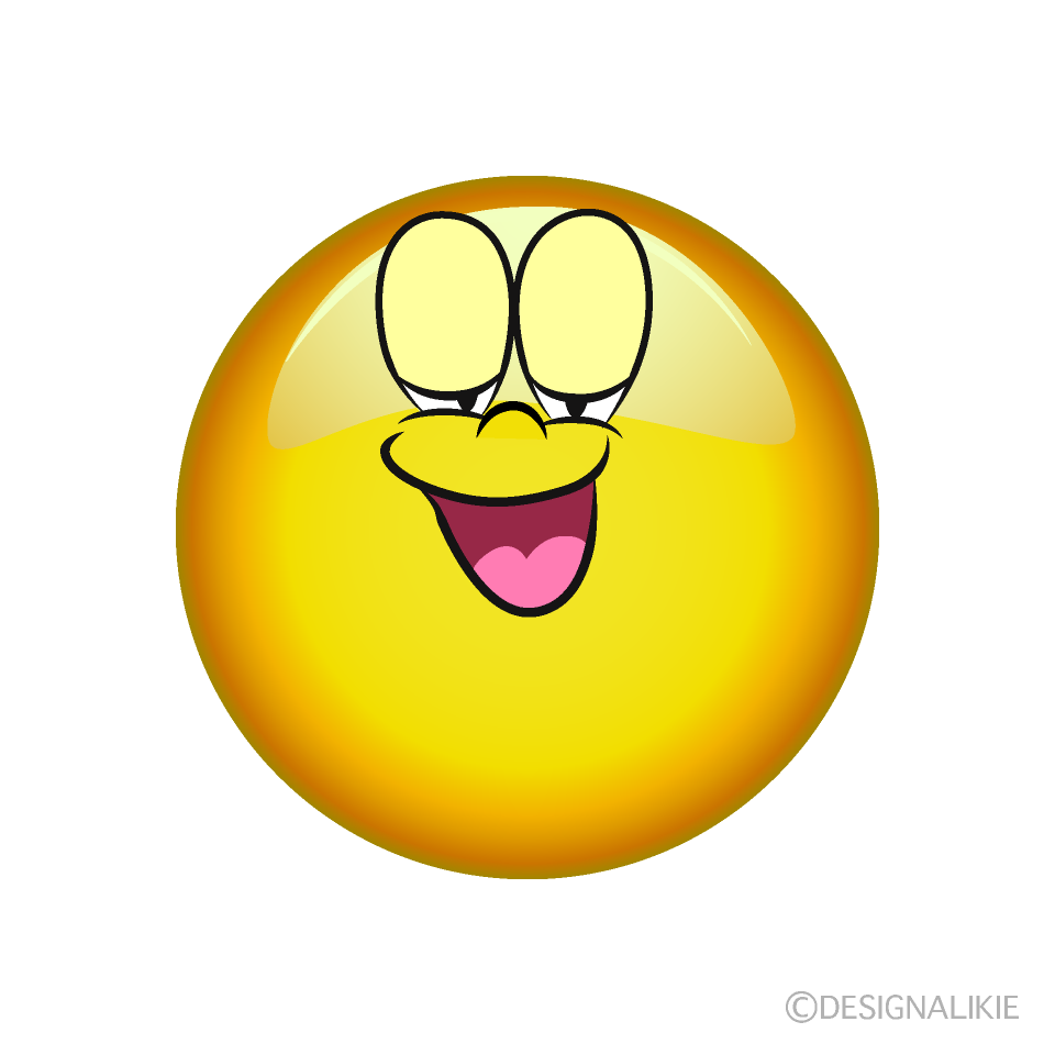 Relaxing Emoji Cartoon Character Image